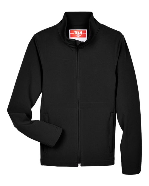Youth Leader Soft Shell Jacket - Black Front