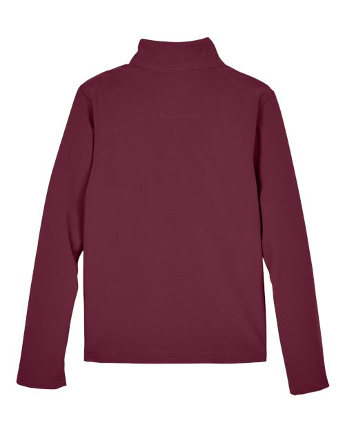 Youth Leader Soft Shell Jacket - Sport Maroon Back