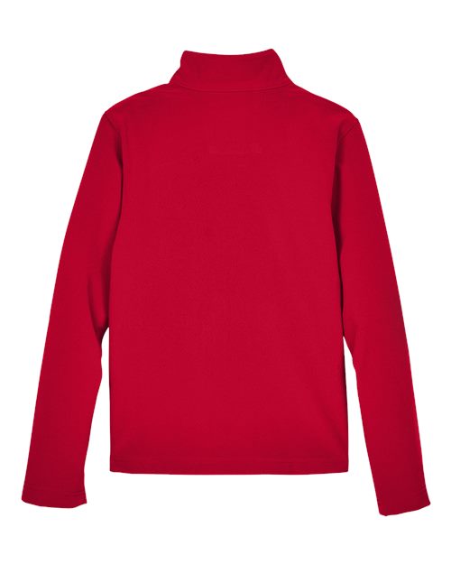 Youth Leader Soft Shell Jacket - Sport Red Back