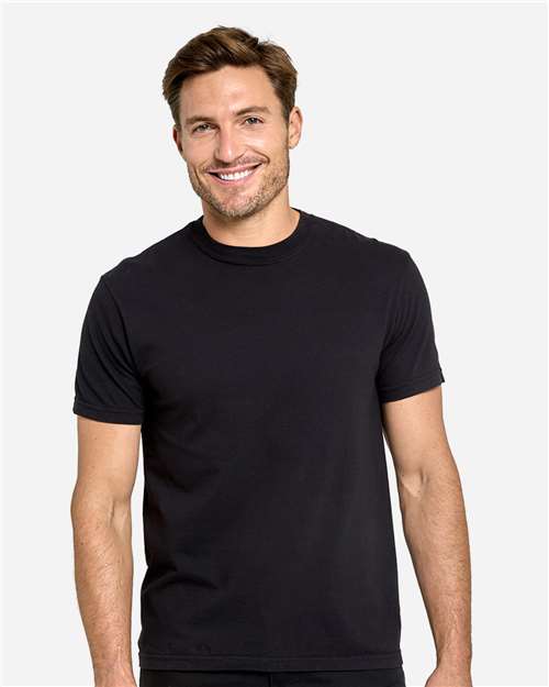 Unisex Colors Garment-Dyed T-Shirt - Black Front