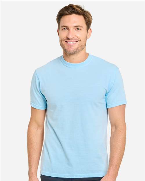 Unisex Colors Garment-Dyed T-Shirt - Chambray Front