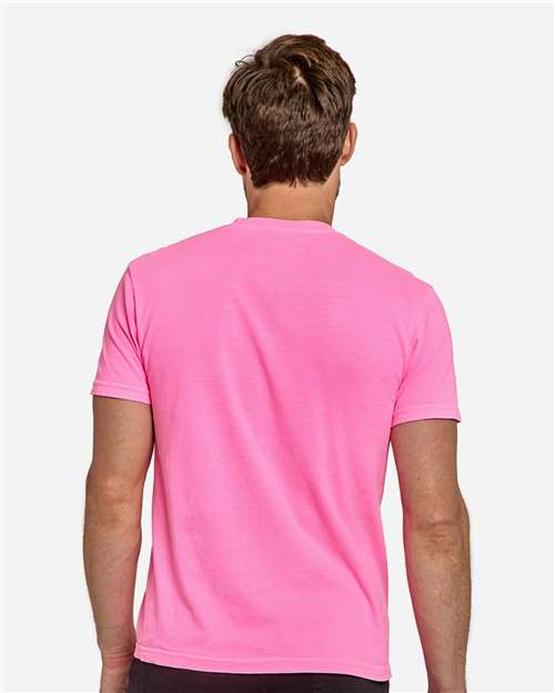 Unisex Colors Garment-Dyed T-Shirt - Charity Pink Back