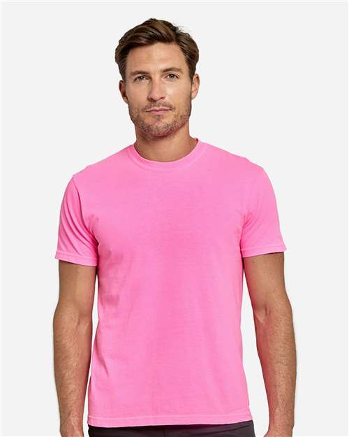Unisex Colors Garment-Dyed T-Shirt - Charity Pink Front