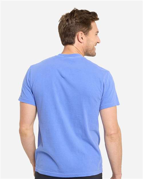 Unisex Colors Garment-Dyed T-Shirt - Cobalt Back