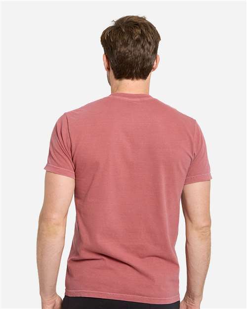 Unisex Colors Garment-Dyed T-Shirt - Crimson Back