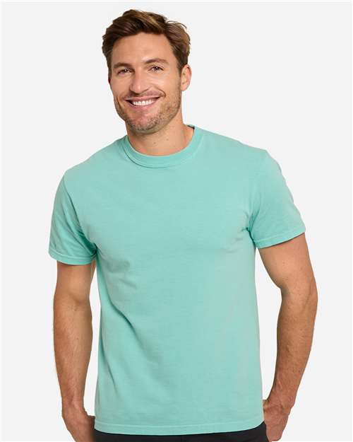 Unisex Colors Garment-Dyed T-Shirt - Frosted Aqua Front