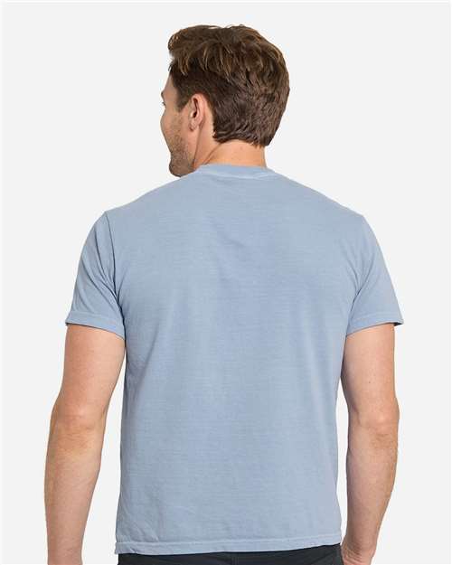 Unisex Colors Garment-Dyed T-Shirt - Glacier Blue Back