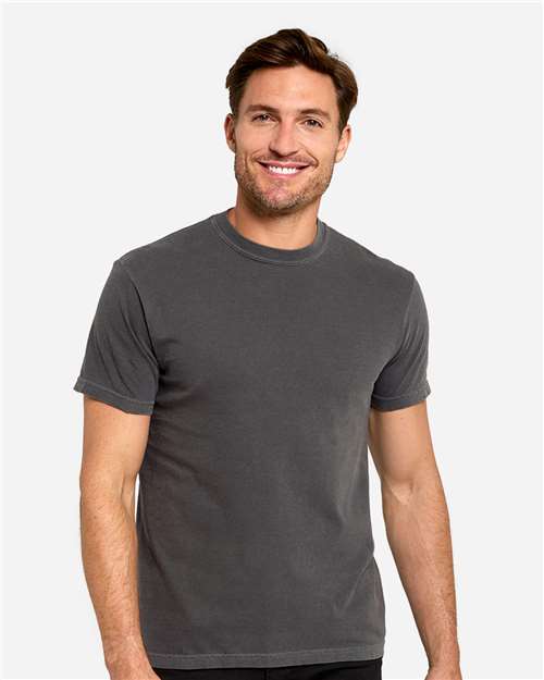 Unisex Colors Garment-Dyed T-Shirt - Gunmetal Front