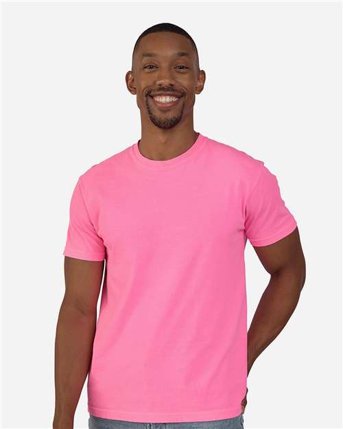 Unisex Colors Garment-Dyed T-Shirt - Neon Pink Front