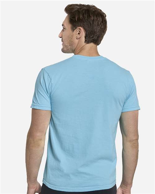 Unisex Colors Garment-Dyed T-Shirt - Pool Blue Back