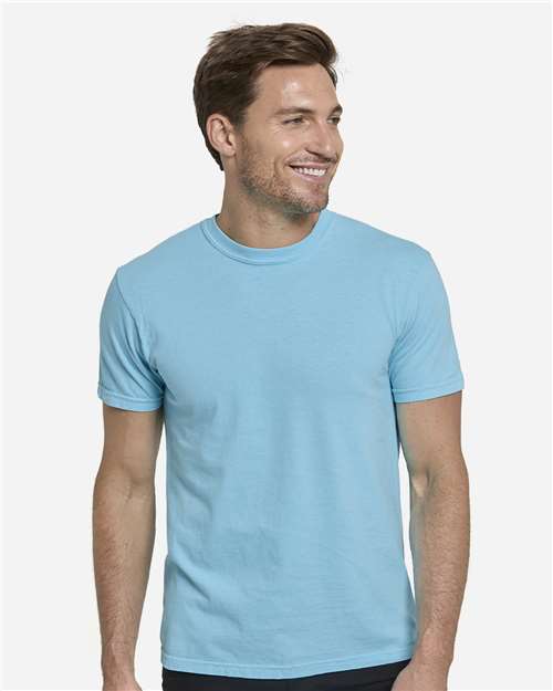 Unisex Colors Garment-Dyed T-Shirt - Pool Blue Front