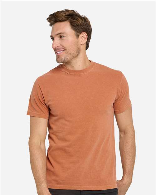 Unisex Colors Garment-Dyed T-Shirt - Pumpkin Front