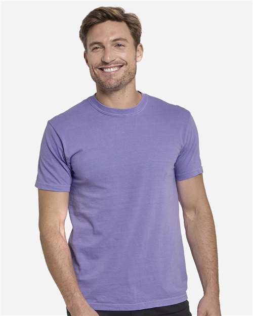 Unisex Colors Garment-Dyed T-Shirt - Violet Front