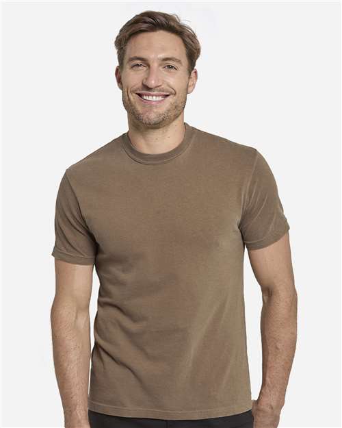 Unisex Colors Garment-Dyed T-Shirt - Walnut Front