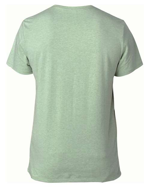 Unisex Ultimate CVC T-Shirt - Army Heather Back