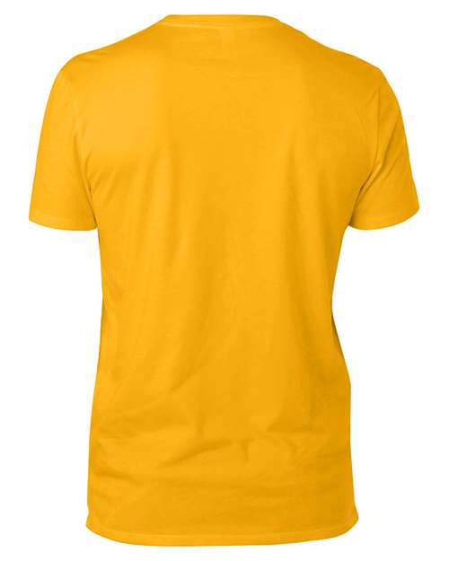 Unisex Ultimate CVC T-Shirt - Gold Back