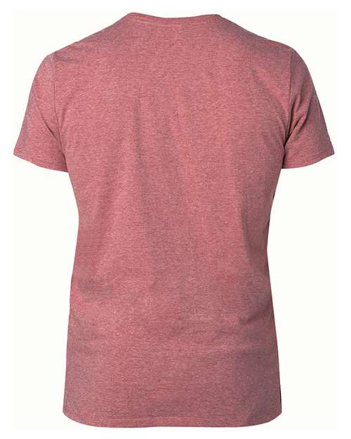 Unisex Ultimate CVC T-Shirt - Maroon Heather Back