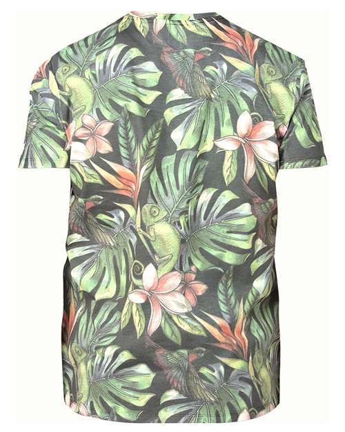 Unisex Ultimate CVC T-Shirt - Tropical Jungle Back