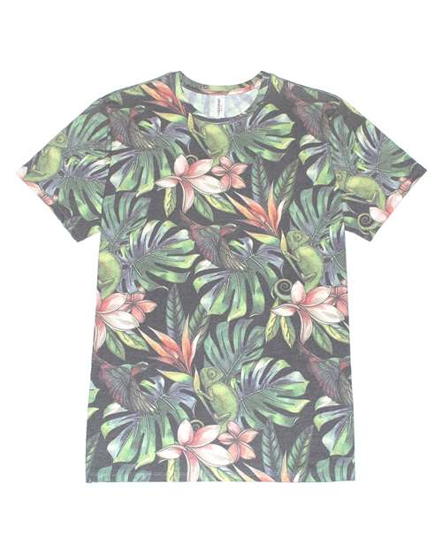 Unisex Ultimate CVC T-Shirt - Tropical Jungle Front