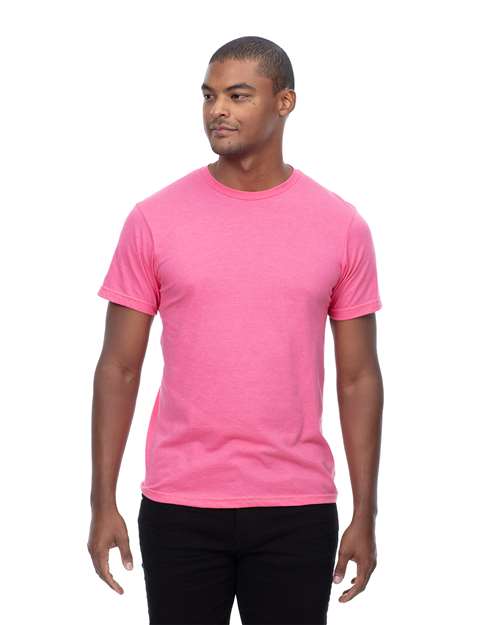 Unisex Epic CVC T-Shirt - Heather Pink Front