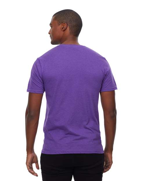 Unisex Epic CVC T-Shirt - Heather Purple Back