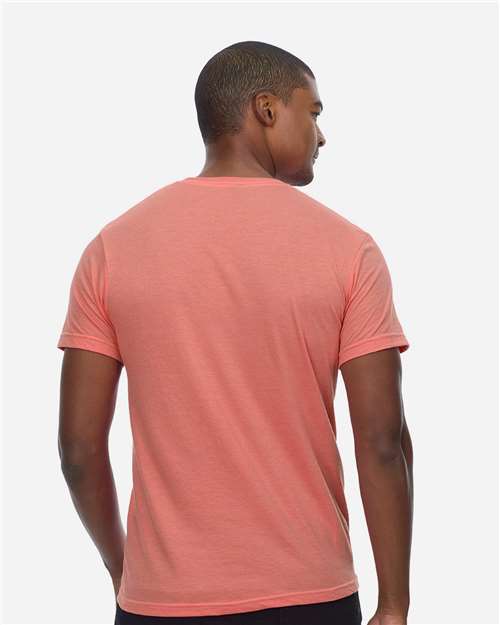 Unisex Epic CVC T-Shirt - Heather Sunset Back