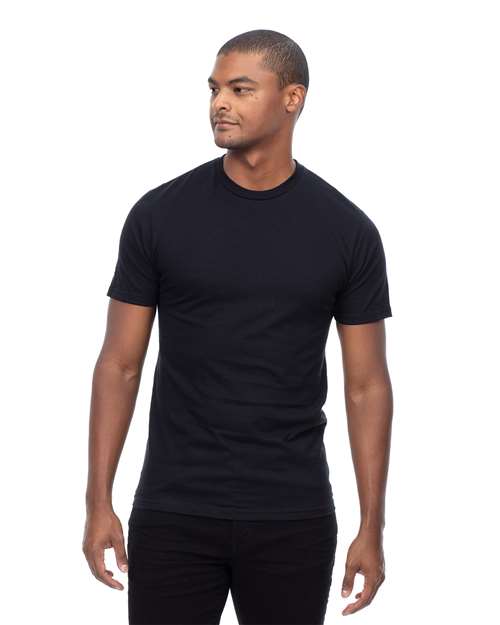 Unisex Epic CVC T-Shirt - Solid Black Front