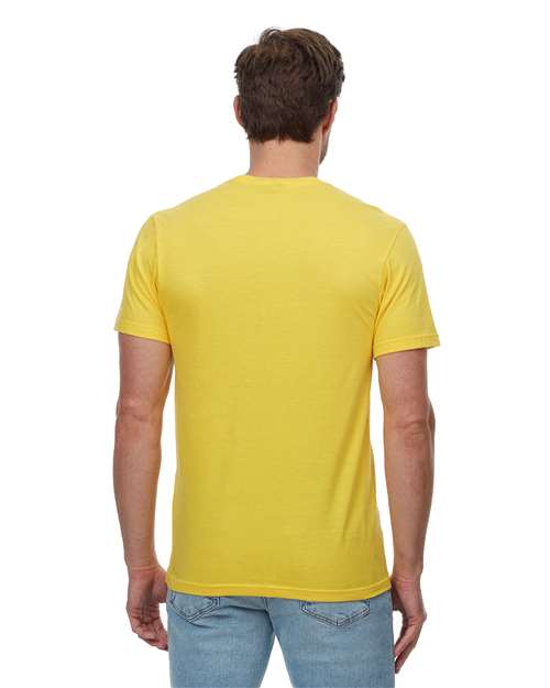 Unisex Epic T-Shirt - Bright Yellow Back