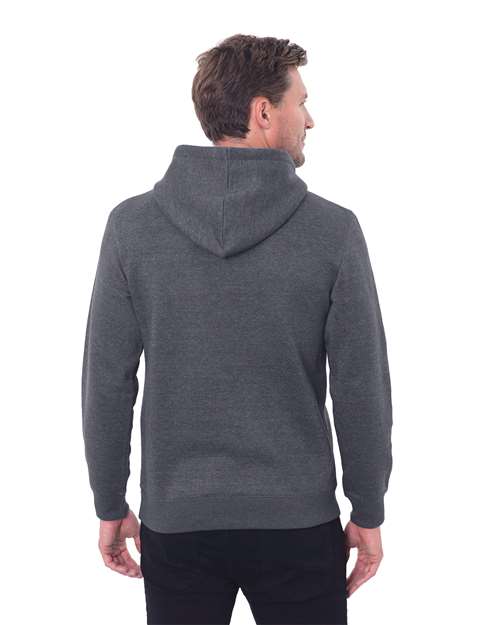 Unisex Epic Fleece Pullover Hooded Sweatshirt - Heather Dark Grey Back