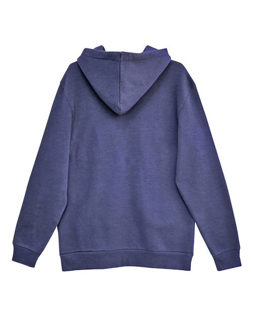 Unisex Epic Fleece Pullover Hooded Sweatshirt - Heather Navy Back