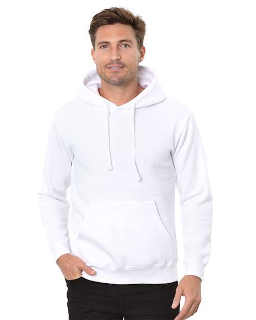 Unisex Epic Fleece Pullover Hooded Sweatshirt - White Front