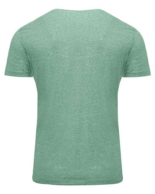 Unisex Triblend T-Shirt - Green Triblend Back