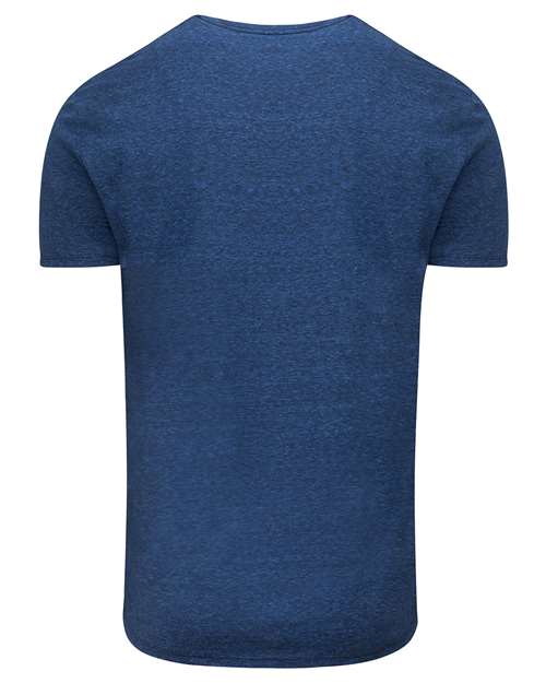 Unisex Triblend T-Shirt - Royal Black Triblend Back
