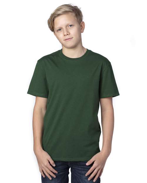 Youth Ultimate CVC T-Shirt - Forest Green Front