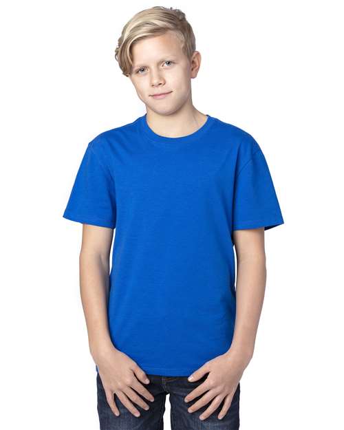 Youth Ultimate CVC T-Shirt - Royal Front