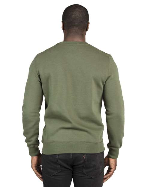 Unisex Ultimate Crewneck Sweatshirt - Army Back