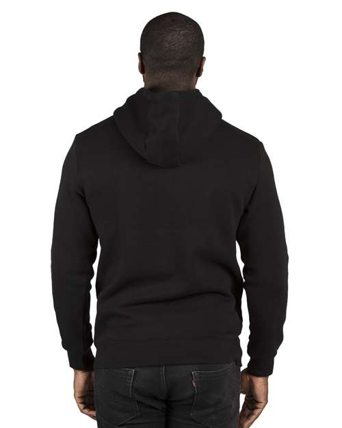 Unisex Ultimate Fleece Pullover Hooded Sweatshirt - Black Back