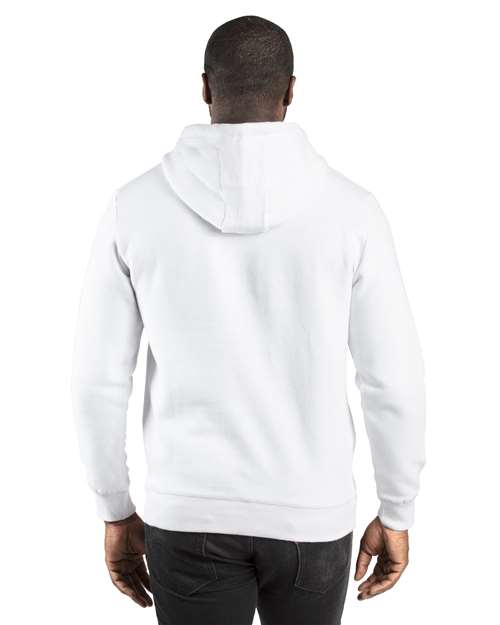 Unisex Ultimate Fleece Pullover Hooded Sweatshirt - White Back