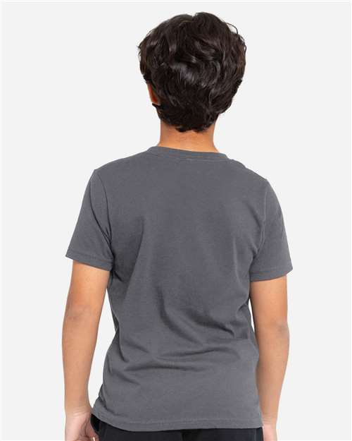 Youth Epic Cotton T-Shirt - Charcoal Back