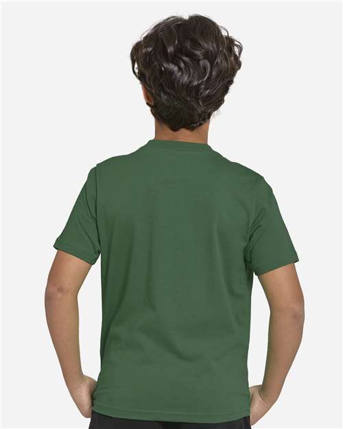 Youth Epic Cotton T-Shirt - Forest Green Back