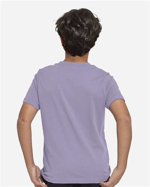 Youth Epic Cotton T-Shirt - Lavender Back