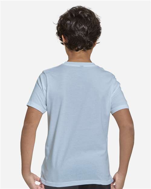Youth Epic Cotton T-Shirt - Light Blue Back