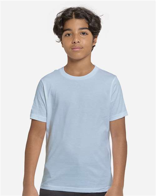 Youth Epic Cotton T-Shirt - Light Blue Front
