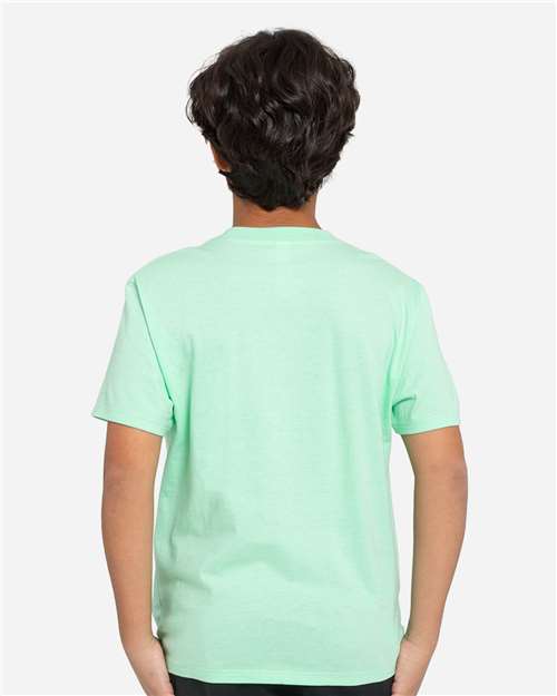 Youth Epic Cotton T-Shirt - Mint Green Back