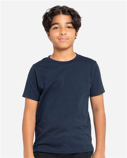 Youth Epic Cotton T-Shirt - Navy Front
