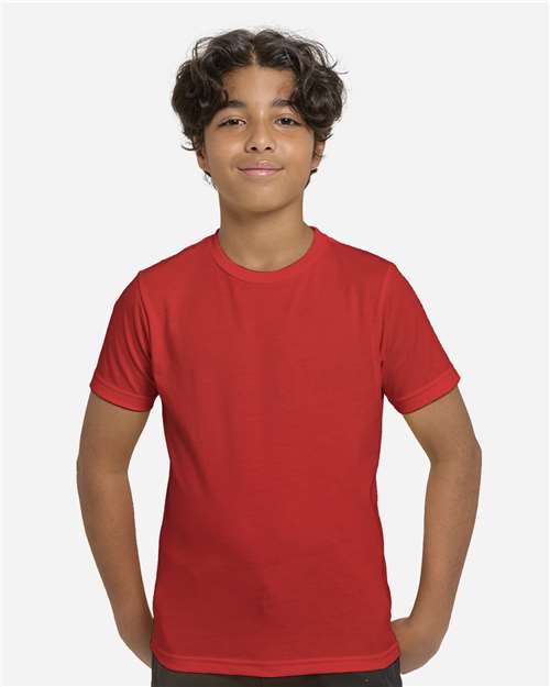 Youth Epic Cotton T-Shirt - Red Front