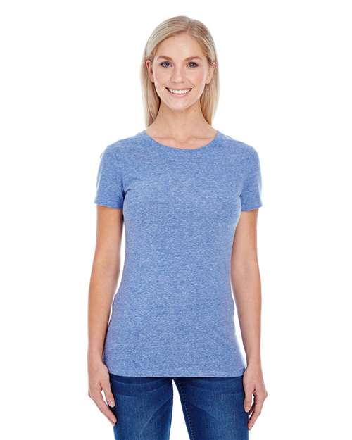 Women's Tri-Blend T-Shirt - Navy Triblend Front