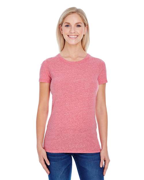 Women's Tri-Blend T-Shirt - Red Triblend Front