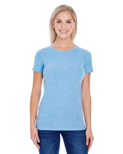 Women's Tri-Blend T-Shirt - Royal Triblend Front