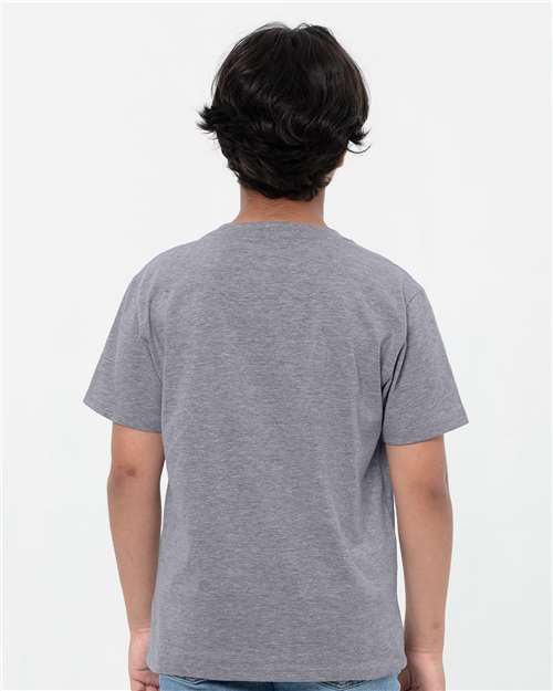 Youth Epic CVC T-Shirt - Heather Dark Grey Back